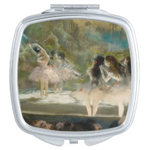 Edgar Degas - Ballet at the Paris Opera Compact Mirror