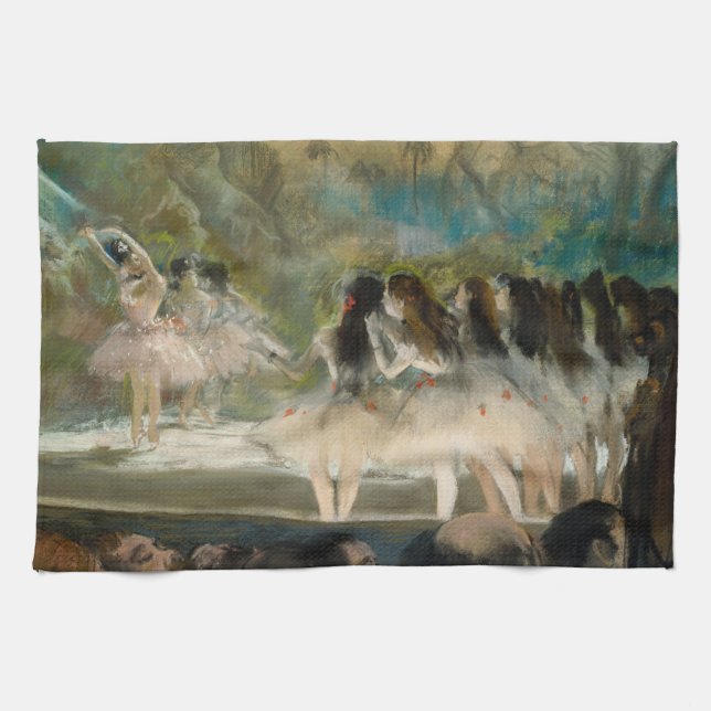 Edgar Degas - Ballet at the Paris Opera Kitchen Towel (Horizontal)