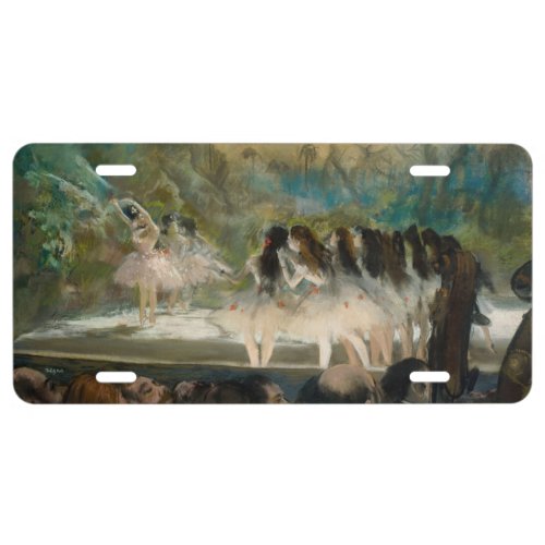Edgar Degas _ Ballet at the Paris Opera License Plate