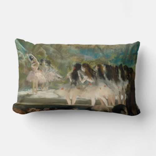 Edgar Degas _ Ballet at the Paris Opera Lumbar Pillow