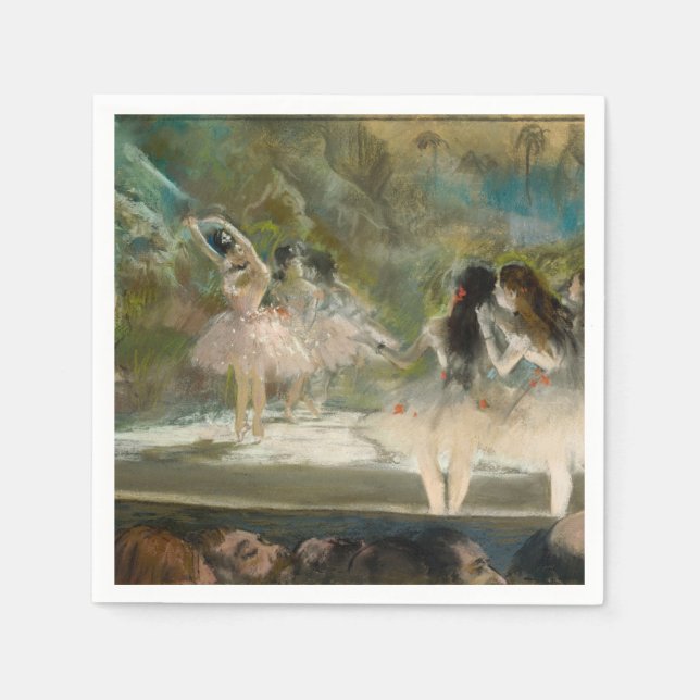 Edgar Degas - Ballet at the Paris Opera Napkins (Front)