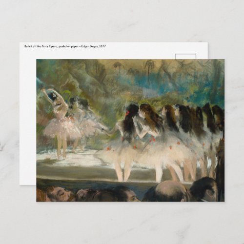 Edgar Degas _ Ballet at the Paris Opera Postcard