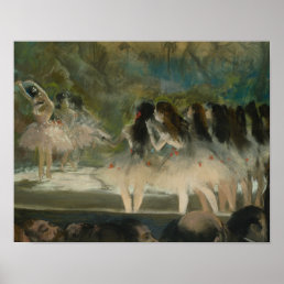 Edgar Degas – Ballet at the Paris Opera Poster