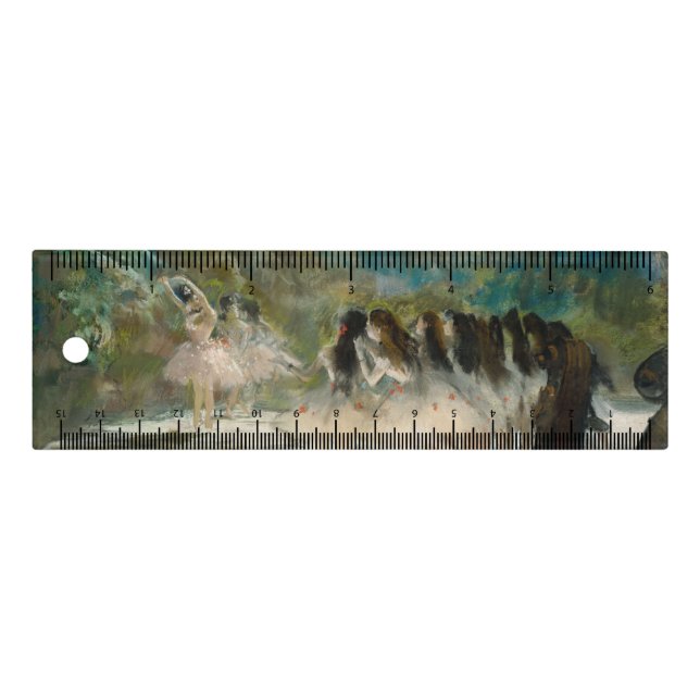 Edgar Degas - Ballet at the Paris Opera Ruler (Front)