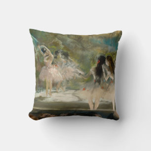 Edgar Degas - Ballet at the Paris Opera Throw Pillow