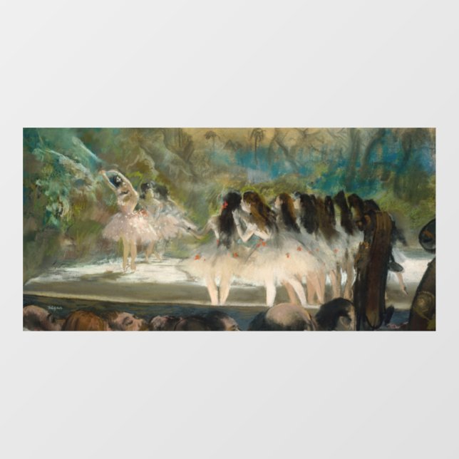 Edgar Degas - Ballet at the Paris Opera Window Cling (Sheet)