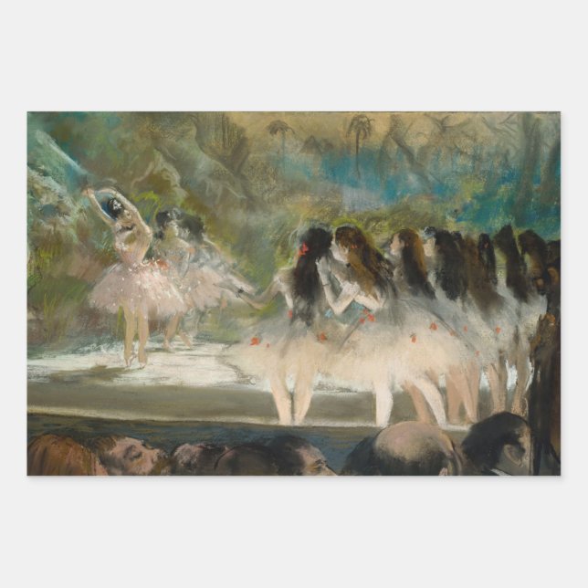 Edgar Degas - Ballet at the Paris Opera Wrapping Paper Sheets (Front)