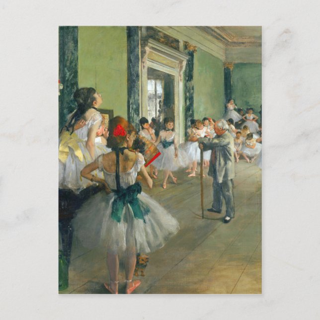 Edgar Degas - Ballet Class Postcard (Front)