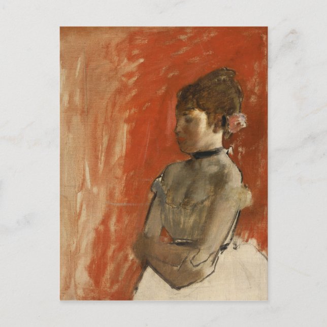 Edgar Degas | Ballet Dancer | New Address Announcement Postcard (Front)