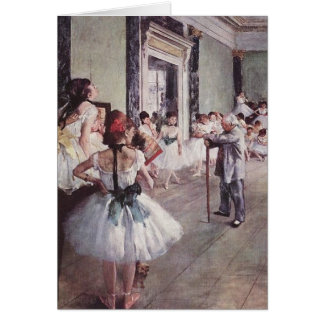 Edgar Degas Ballet Lesson Cards