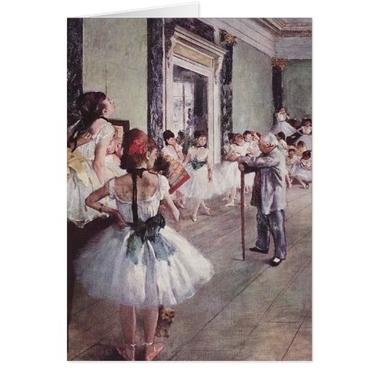 Edgar Degas Ballet Lesson Cards (Front)
