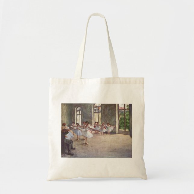 Edgar Degas - Ballet Rehearsal Class 1873 oil Tote Bag (Front)