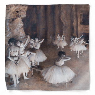 Edgar Degas - Ballet Rehearsal on Stage Bandana