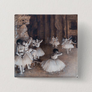 Edgar Degas - Ballet Rehearsal on Stage Button