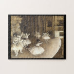 Edgar Degas | Ballet Rehearsal On Stage Jigsaw Puzzle at Zazzle