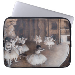 Edgar Degas - Ballet Rehearsal on Stage Laptop Sleeve