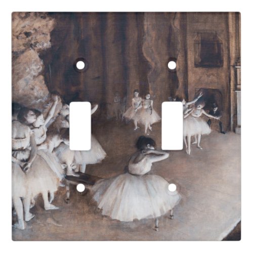 Edgar Degas _ Ballet Rehearsal on Stage Light Switch Cover