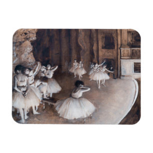 Edgar Degas - Ballet Rehearsal on Stage Magnet
