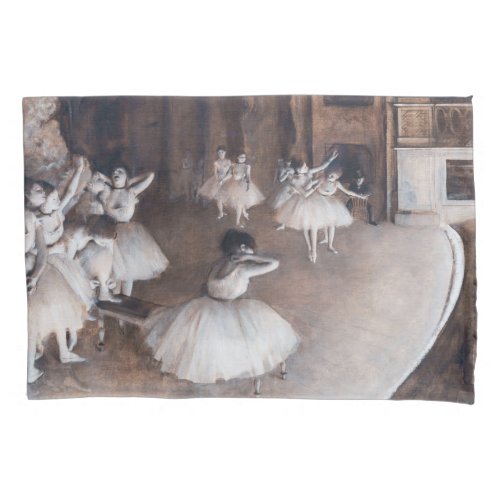 Edgar Degas _ Ballet Rehearsal on Stage Pillow Case