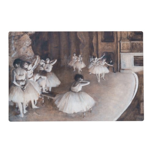 Edgar Degas _ Ballet Rehearsal on Stage Placemat