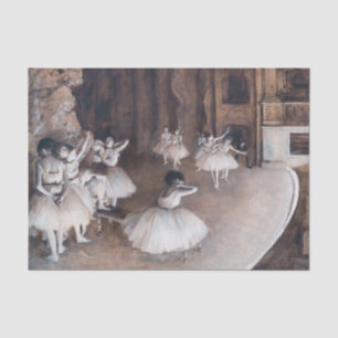 Edgar Degas - Ballet Rehearsal on Stage Tissue Paper