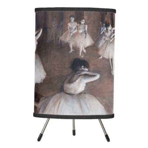 Edgar Degas _ Ballet Rehearsal on Stage Tripod Lamp