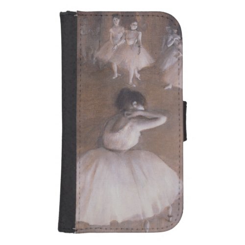 Edgar Degas  Ballet Rehearsal on the Stage 1874 Wallet Phone Case For Samsung Galaxy S4