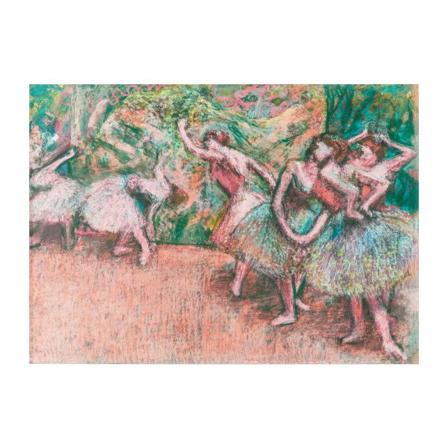Edgar Degas Ballet Scene Impressionist Art (Front)