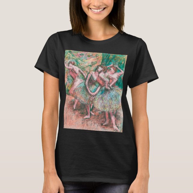 Edgar Degas Ballet Scene Impressionist Art T-Shirt (Front)
