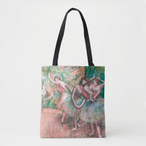 Edgar Degas Ballet Scene Impressionist Art Tote Bag