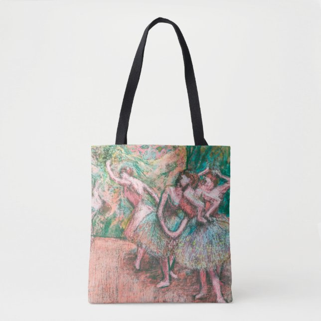 Edgar Degas Ballet Scene Impressionist Art Tote Bag (Front)