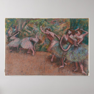 Edgar Degas Ballet Scene Poster