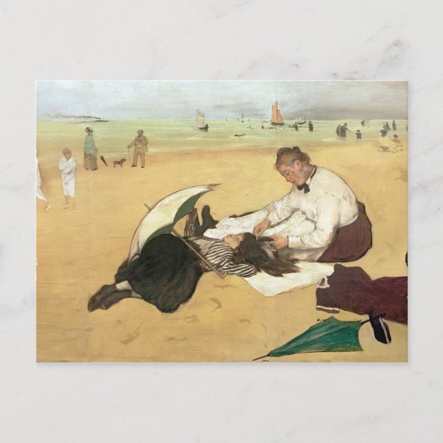 Edgar Degas | Beach scene Postcard (Front)
