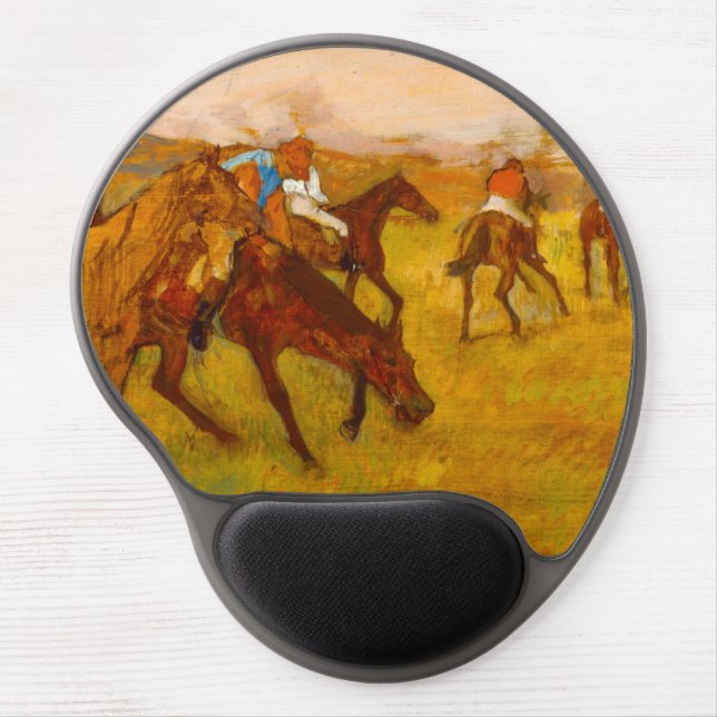 Edgar Degas Before the Race Gel Mouse Pad (Front)