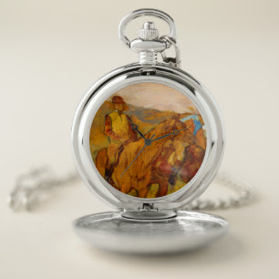 Edgar Degas Before the Race Pocket Watch