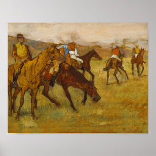 Edgar Degas - Before the Race Poster