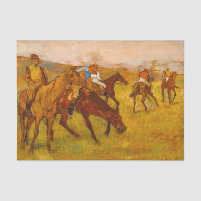 Edgar Degas Before the Race Tissue Paper (Front)