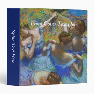 Edgar Degas - Blue Dancers 3 Ring Binder