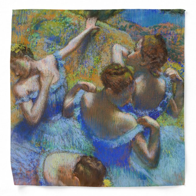 Edgar Degas - Blue Dancers Bandana (Front)