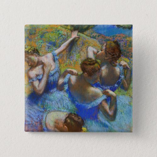 Edgar Degas _ Blue Dancers Button