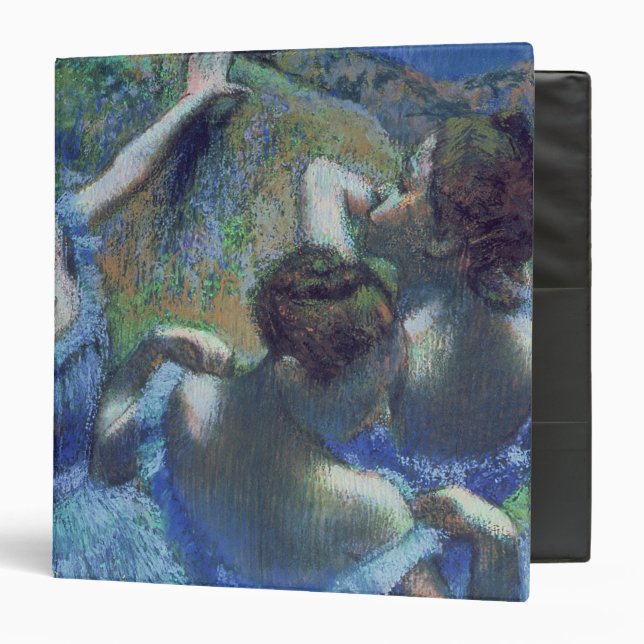 Edgar Degas | Blue Dancers, c.1899 3 Ring Binder (Front/Inside)