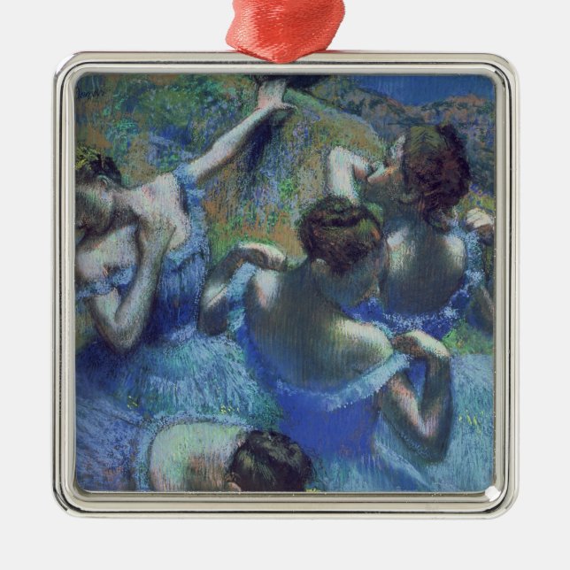 Edgar Degas | Blue Dancers, c.1899 Metal Ornament (Front)