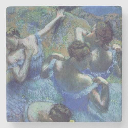 Edgar Degas  Blue Dancers c1899 Stone Coaster