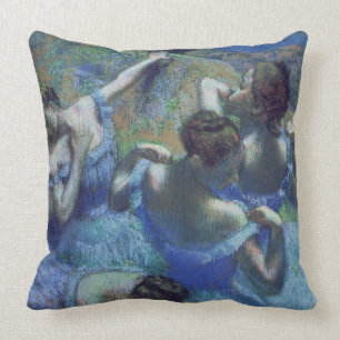 Edgar Degas Blue Dancers, c.1899 Throw Pillow