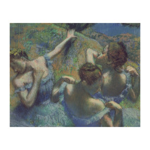 Edgar Degas Blue Dancers, c.1899 Wood Wall Decor