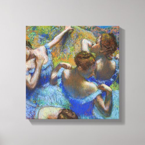 Edgar Degas _ Blue Dancers Canvas Print