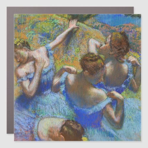 Edgar Degas _ Blue Dancers Car Magnet