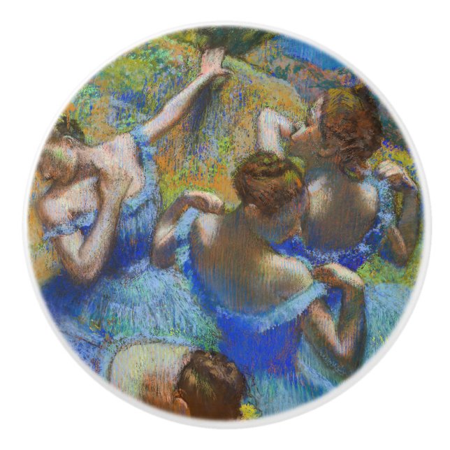 Edgar Degas - Blue Dancers  Ceramic Knob (Front)
