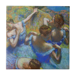 Edgar Degas - Blue Dancers Ceramic Tile