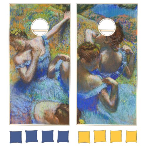Edgar Degas _ Blue Dancers  Cornhole Set
